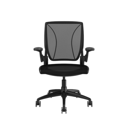 Diffrient World Chair, Pinstripe Back and Seat - Humanscale