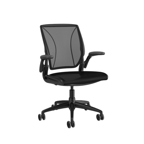 Diffrient World Chair, Pinstripe Back and Seat - Humanscale